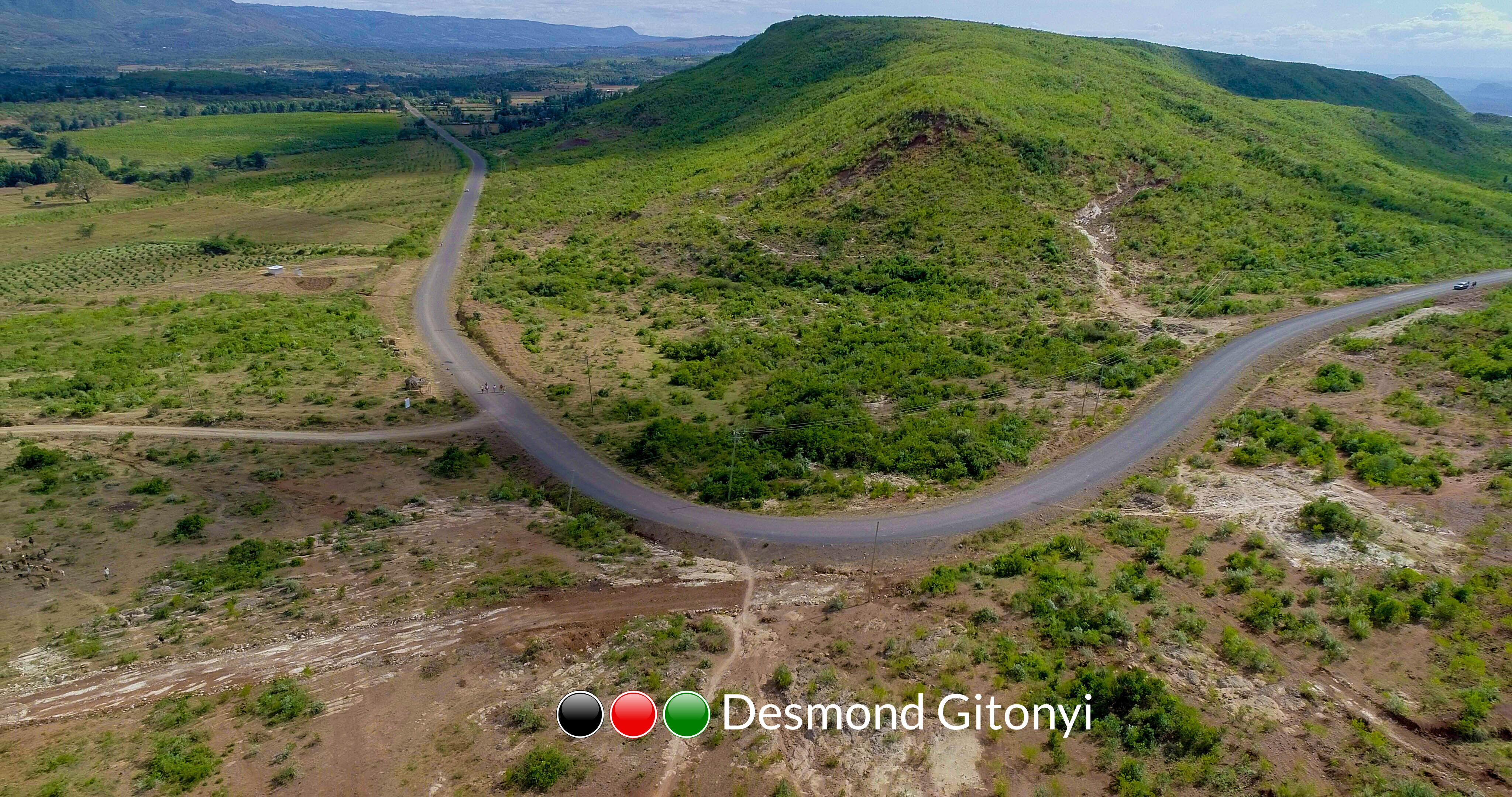 Mountain landscape at dawn